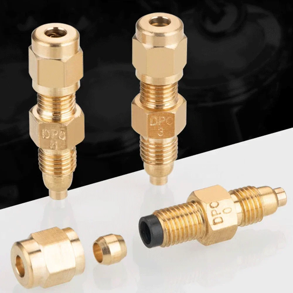 M8x1mmx 4mm Tube AJB/DPC-0/1/2/3/4/5 Brass One Way Check Measureing Valve Resistive Proportional Distributor Tip Lubrication Oil