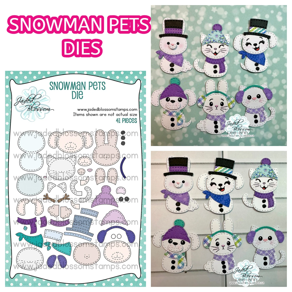 

SNOWMAN PETS DIES 2025 New Metal cutting Dies DIY ScrapbookING stamp New Year Greeting card Christmas Eve Decoration die stencil