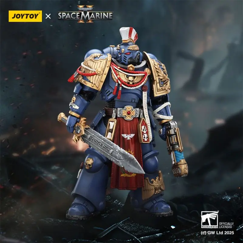 

JOYTOY Warhammer 40K Ultramarines Relic Primus Armour с плазменным пистолетом и боевым клинком, коллекционная модель 1:18, подарок для взрослых