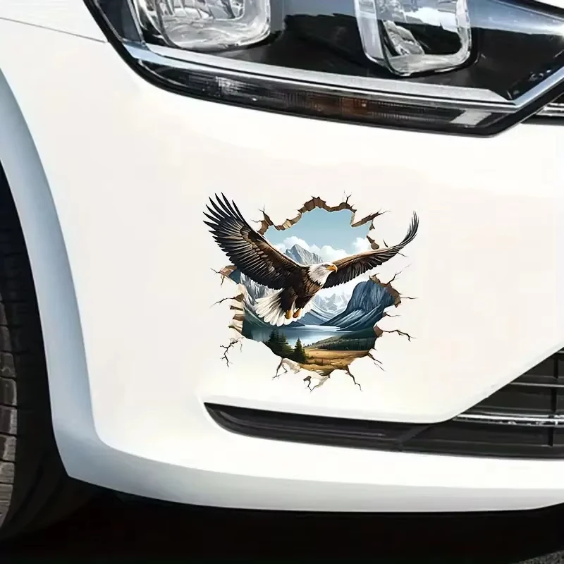 

Eagle Soaring in the Sky - 3D Vinyl Sticker for Cars, Trucks, Motorcycles & Laptops H14