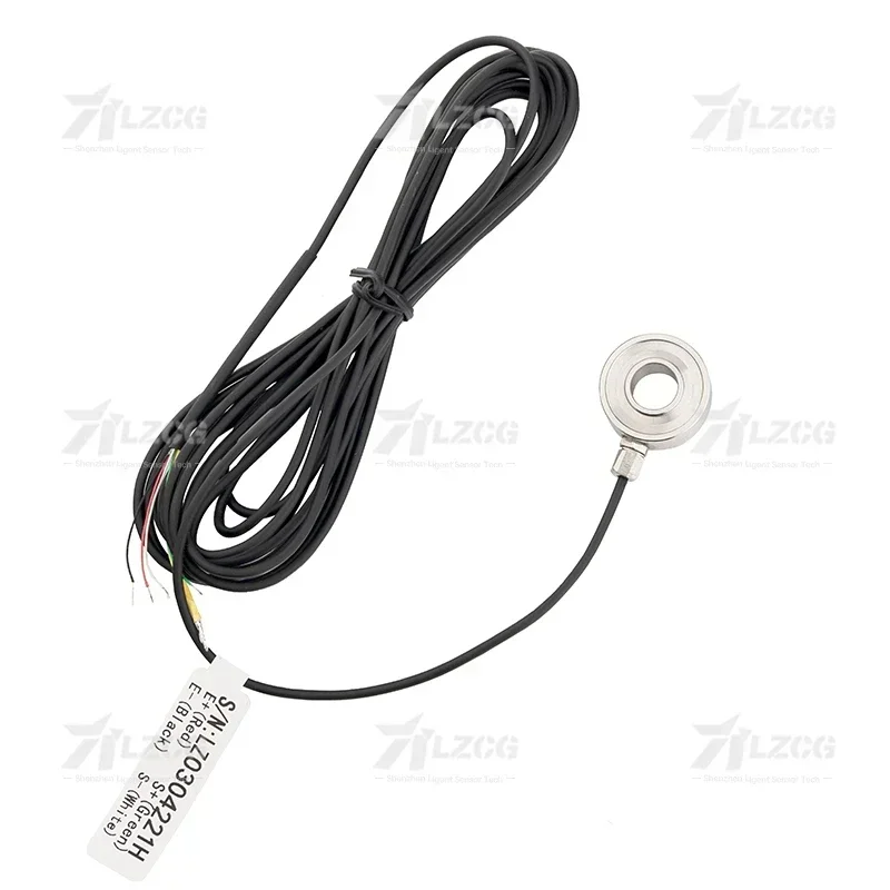 Ring Type Force Sensor Compression Push Pressure Mini Load Cell Spoke Wheel Donut washer Shaped 5kg 10kg 20/30/50kg Micro LFE-5 view 6