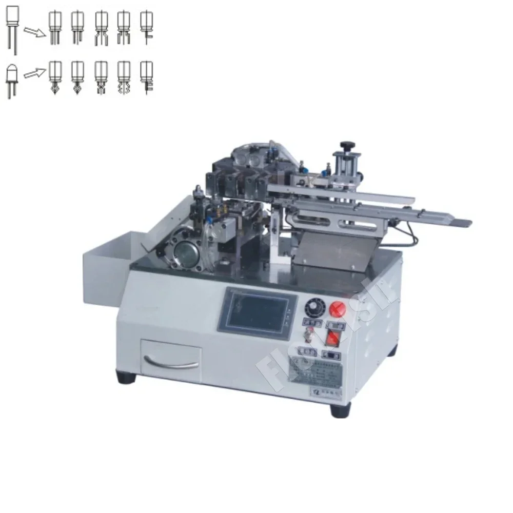 2026 nbFL-810 Vibrate feeding loose radial component lead cutting bending machine