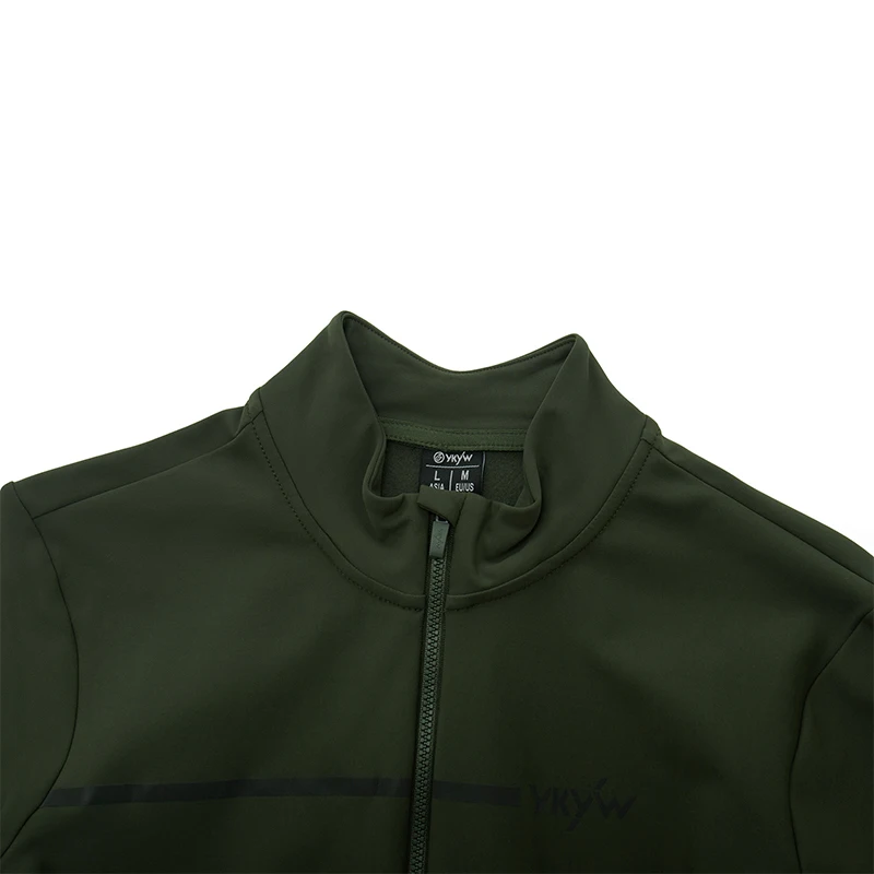 YKYWBIKE 10-20 ° C Herren Pro Radsport Langarm-Jacken 30% Rabatt Thermo-Fleece Wärmeisolierend Fahrradtrikot Rennrad-Bekleidung – Detail 23