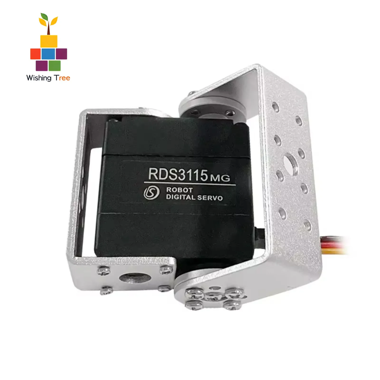Dsservo RDS3115MG Servo Digital 17KG Torque 180/270 Graus Engrenagem de Metal Biaxial para Robô Barco RC