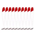 red white