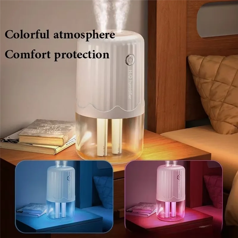 -September Quiet Operation Humidifier Night Light & Aroma Diffuser Night Light & Aroma Diffuser A