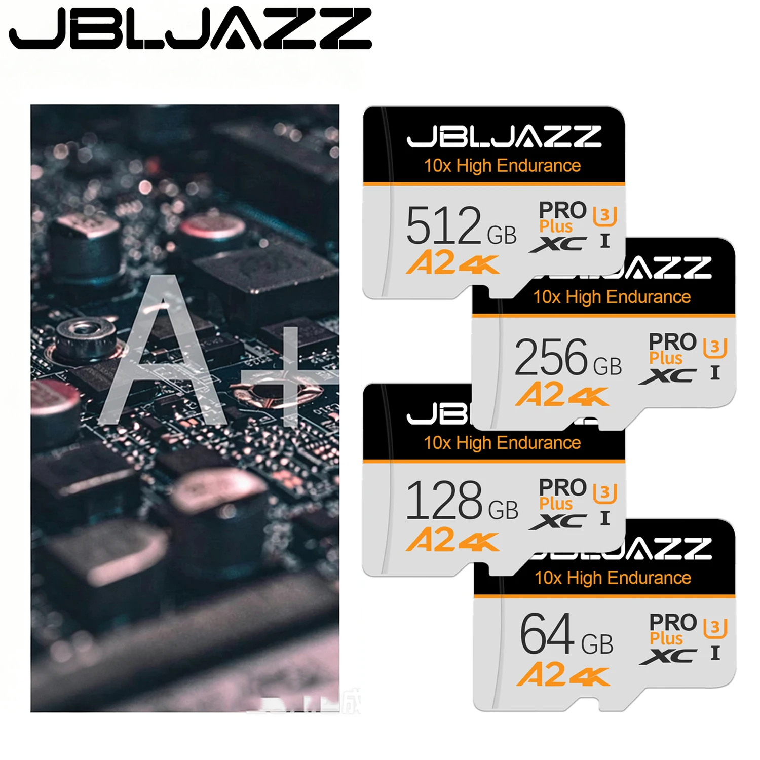 오리지널 U3 고속 미니 SD 메모리 카드 A2 V30 마이크로SD 카드 128GB 64GB 256GB 512GB 클래스 10 TF 플래시 카드 (휴대폰/PC용)