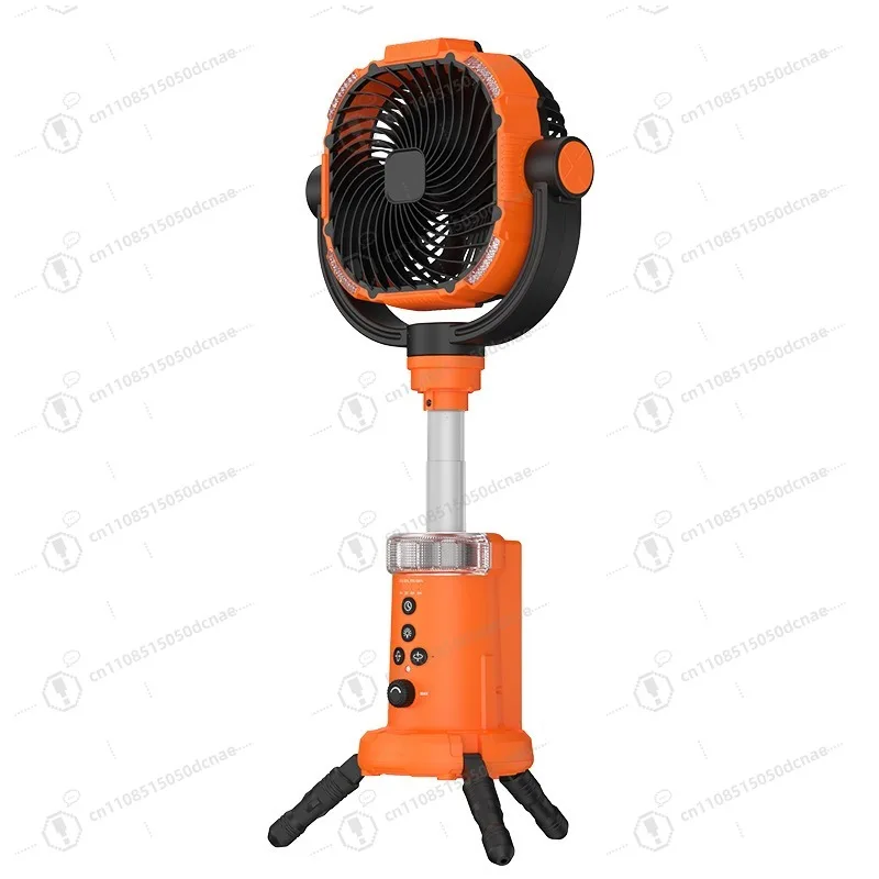 

Camping Fan USB Charging Lighting Retractable Fishing Portable Tent Ceiling Fan Light Outdoor Fan