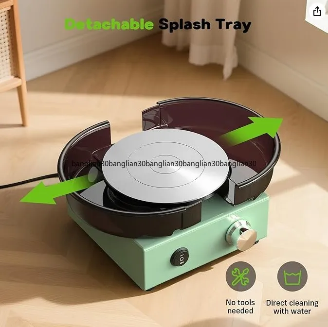 Electric Pottery Wheel Fingertip Mini Pottery Machine Small Pottery Children's Game DIY Embryo Pulling Machine