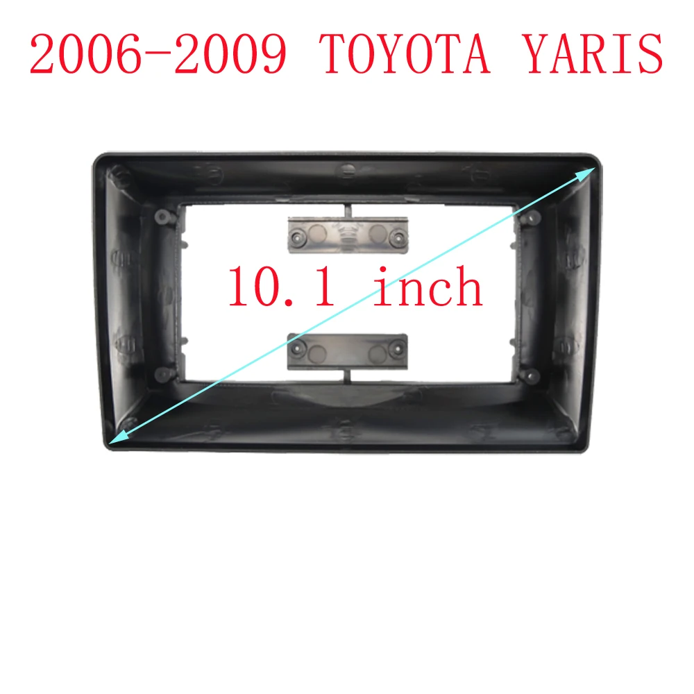 10.1 Inch 2 Din big screen android Car Radio Facia frame For Toyota Yaris Vitz Echo 2005-2011 car radio frame cable wire