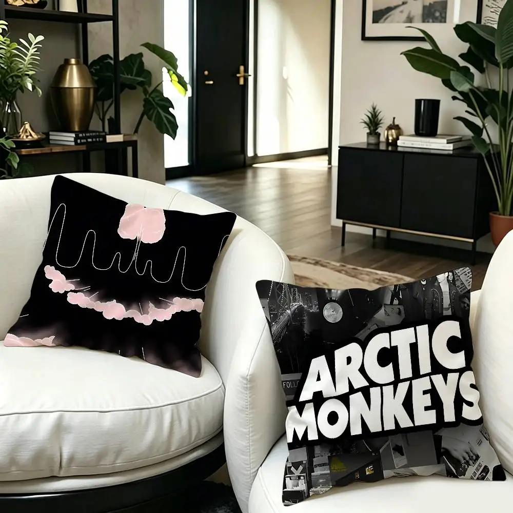 Vintage A-Arctic Band Music M-Monkeys Rock Cushion Cover Pillowcase Upholstery Sofa Throw Pillow Home Decor Pillowcas