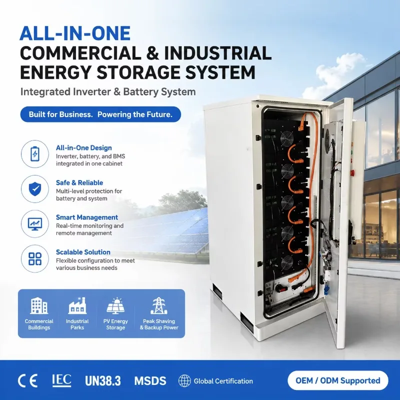 Zsen 64kWh Home Energy Storage System10000 Cycles LiFePO4 ESS Commercial Building Microgrid Three Phase Inverter Optional