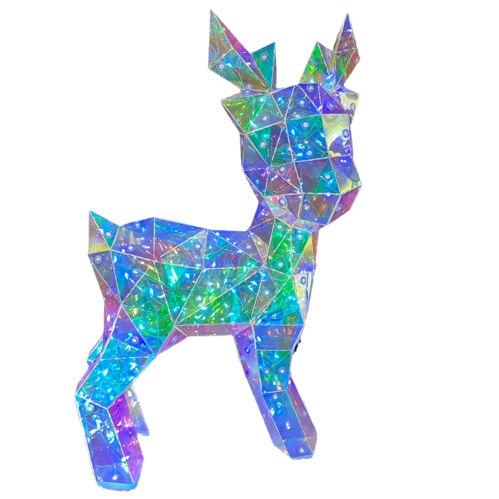 

Новый светящийся рождественский симфонический олень, рождественское украшение, подарок, симфонический подарок, подарочный орнамент