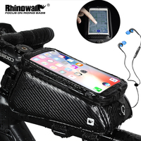 Rhinowalk MTB Bicycle Bike Bag Rainproof Touch Screen Cycling Top Front Tube Frame Bags 5.8/6.0 Phone Case сумка для велосипеда