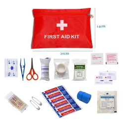 40/50/80pcs Kit completi Mini Kit di pronto soccorso impermeabile per esterni portatile per cure mediche di emergenza viaggi in auto escursionismo campeggio