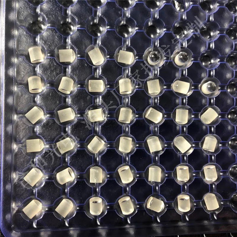 البصرية اللانثانوم الزجاج عدسة أسطوانية عقد دي اي واي العارض عدسة 5 مللي متر قطر 5.8 الارتفاع 50 قطعة