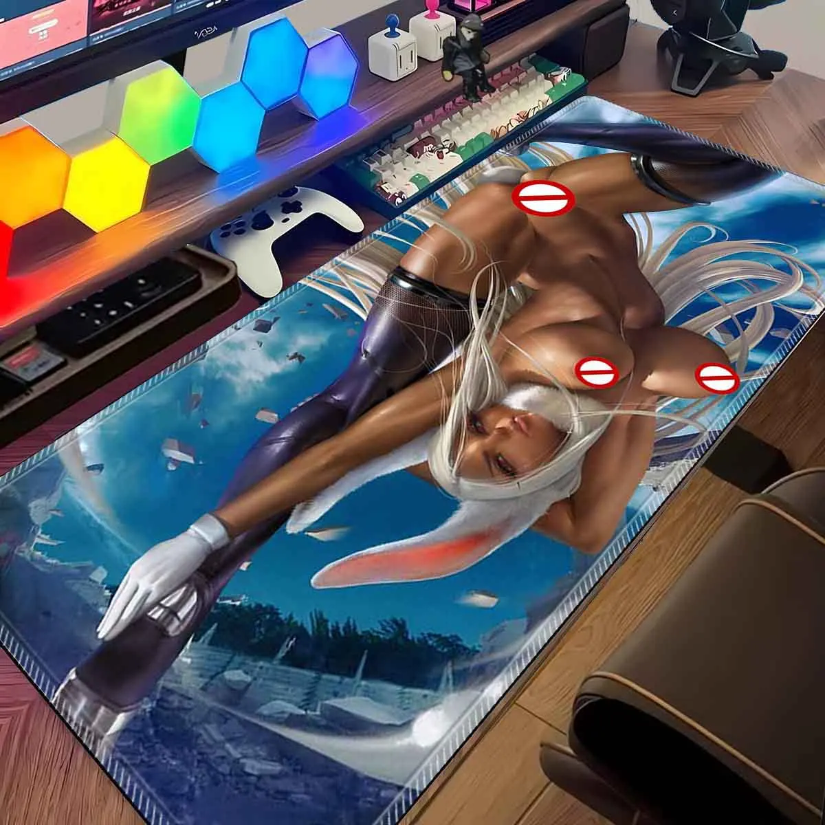 

Anime My H_Hero Academia Sexy MouseMat Overwatch Gamer Mouse Pad Mirko Large Non-Slip Rumi Usagiyama Mousepad Keyboard Mat