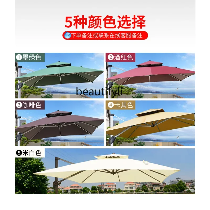 Tengchao parasol ogrodowy parasol parasol na Patio stoisko z dużą parasol słoneczny w ogrodzie willi dostosowywanie rzymski parasol