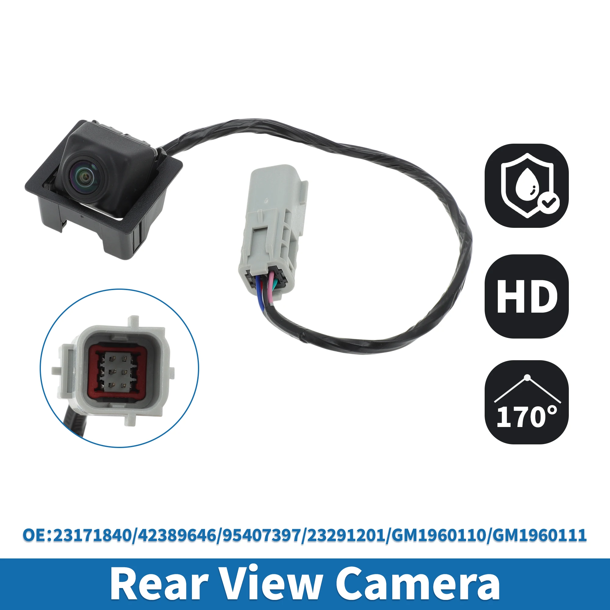 UXCELL Rear View Camera for Cadillac CTS 2011-2014 for Chevrolet Equinox for GMC Terrain Park Assist Backup Reverse Camera