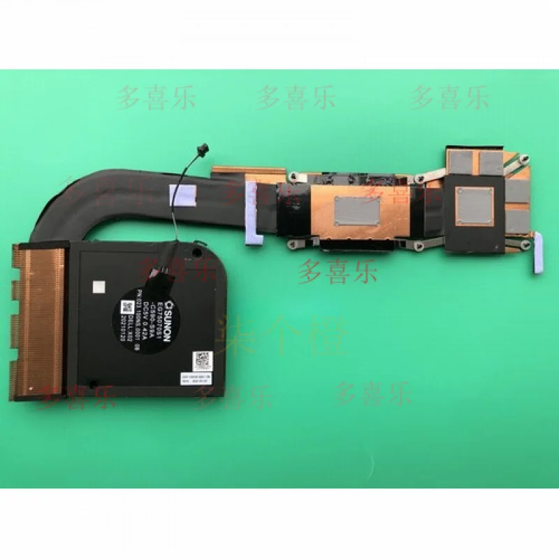 WW    Original for DEII Precision 5521 3561 CPU COOLING FAN HEATSINK 0VK8HK