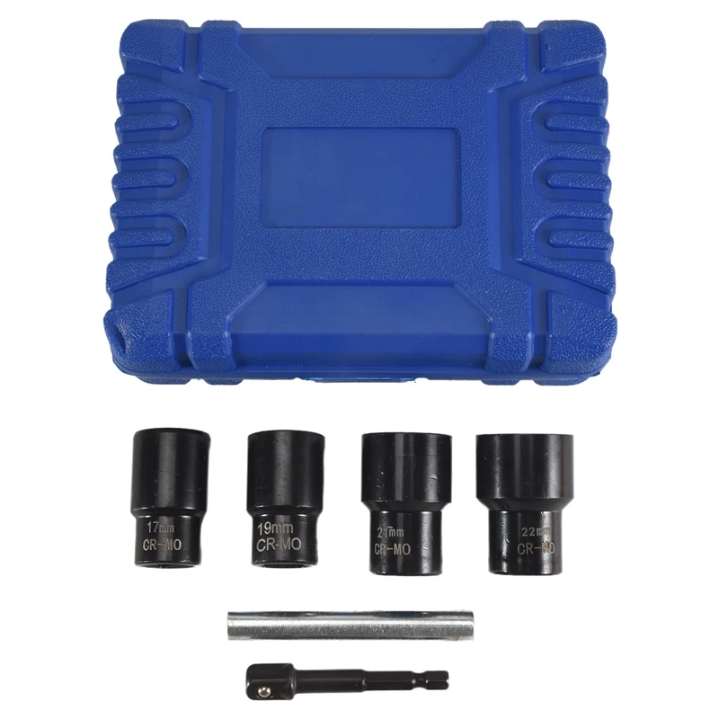 

GIGI Lug Nut Remover Tool, 6 Piece Lug Nut Extractor Set 1/2 Inch Drive, Locking Lug Nut Remover Tool