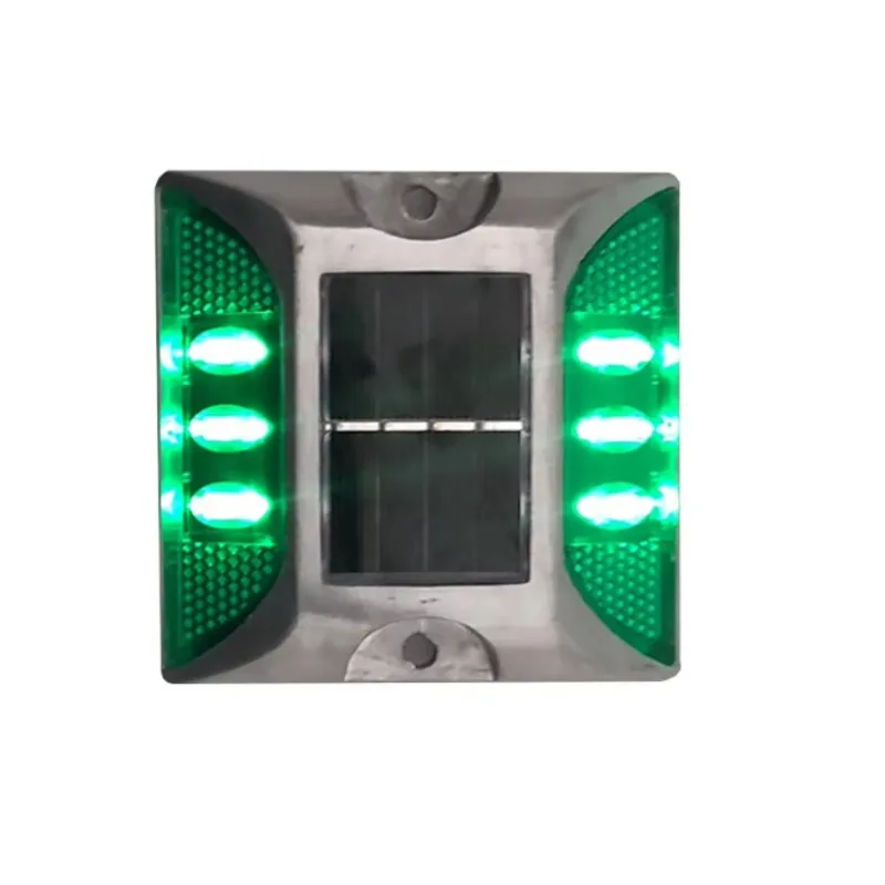 Factory Direct  LED solar cat eye Road Stud Flashing Road Marker Buried Raised Pavement Marker Traffic Guide Beacon