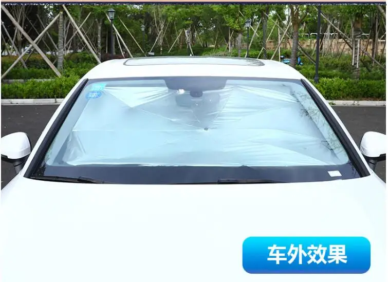 parking Heat insulation sunshade sunscreen Front windshield interior cover Sunshade small middle big size