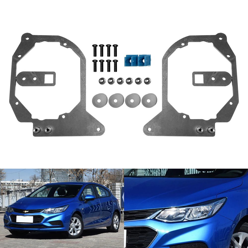 

Taochis Car-Styling Frame Adapter Module DIY Bracket Holder for Chevrolet Cruze 2017/trax 2017 Hella 3R 5 G5 projector lens