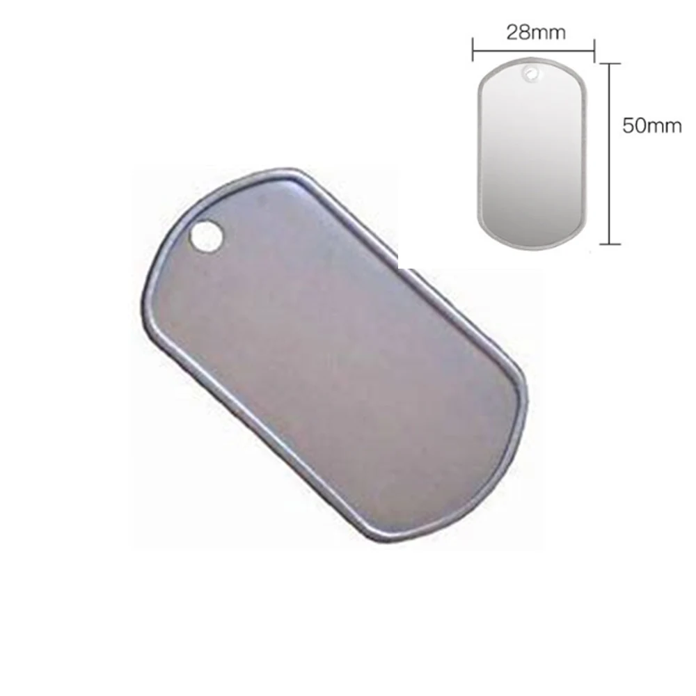 Targhetta per cani personalizzata in acciaio inossidabile con targhetta per cani in acciaio inossidabile da 100 pezzi/logo