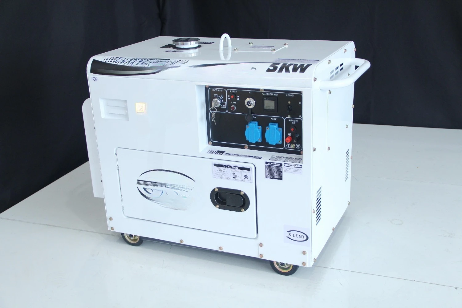 Cutting-edge technology ultra-quiet generator ATS 12V DC start, suitable for home commercial backup power solution 9kw