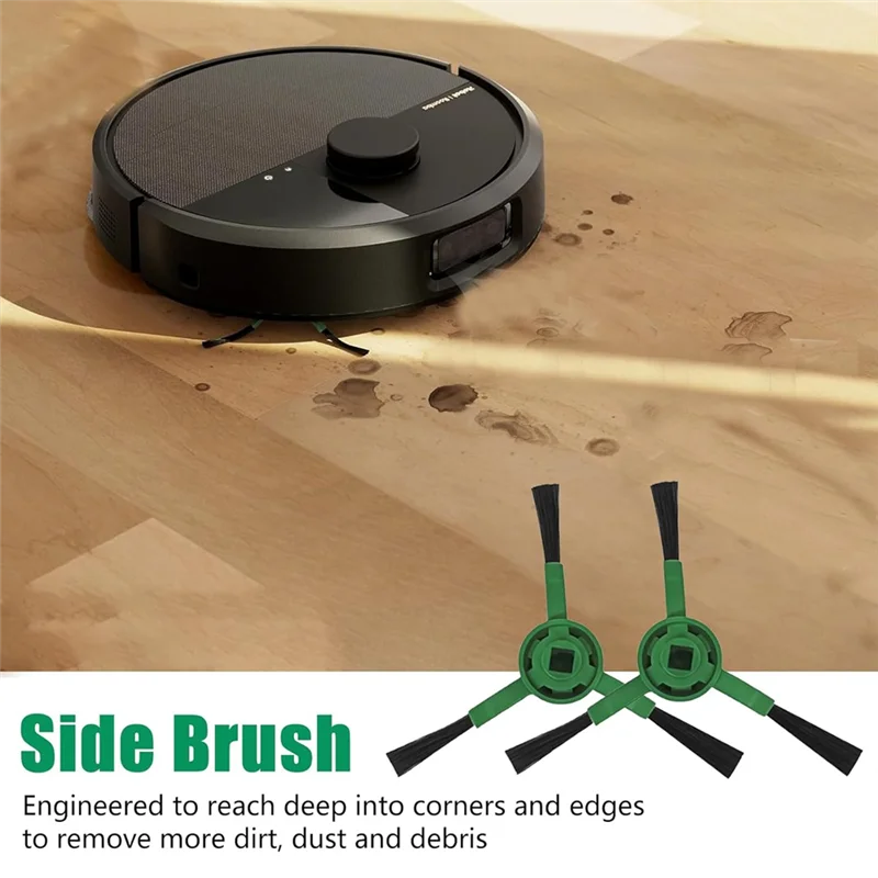 B82B-قطع غيار لـ Irobot Roomba Plus 405 و505 Combo Robot فرشاة جانبية رئيسية مجموعة ملحقات فلتر Hepa #6