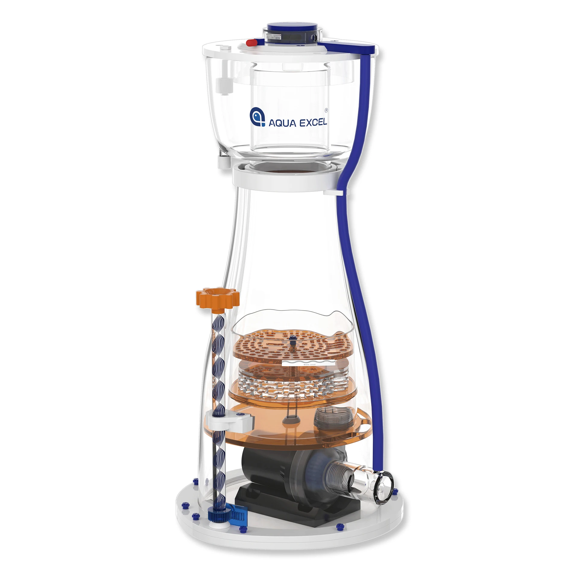 Selling AQUAEXCEL EC50 with Overflow protection Silent Seawater Skimmer Separator for  for 260Gals Reef Aquarium Saltwater Fish