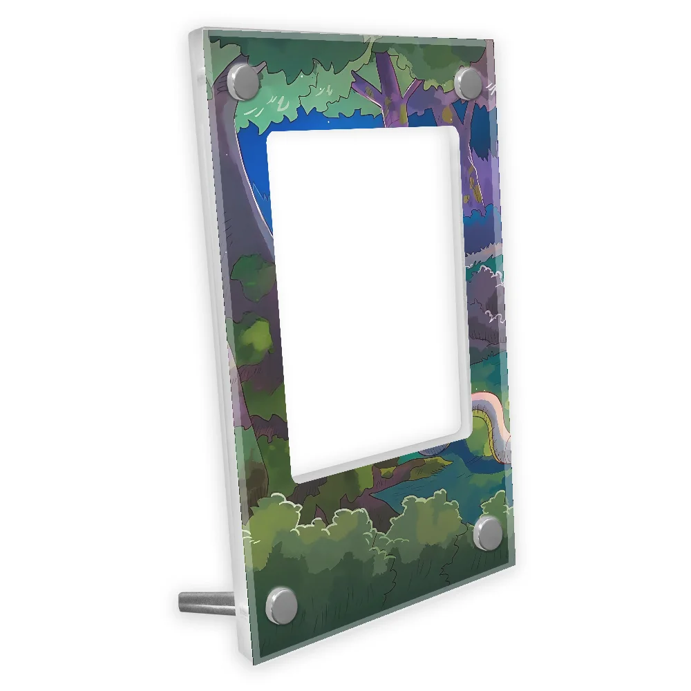 

Pokemon Anime Qikachu Card Extended Art Display Case Collection Card Extended Painting Psa Display Rack Excluding