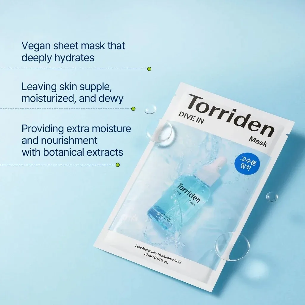 

Mask Hyaluronic Acid Mask Gentle High Moisturizing Hydrating Soothing 10 Tablets