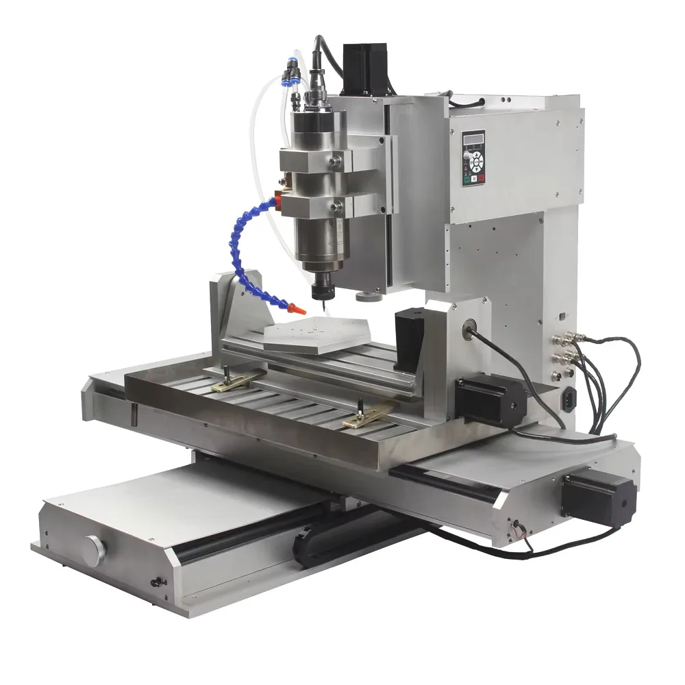 Hy-6040 2200W H3 USB 5 Axis Cnc Router Diy Lathe