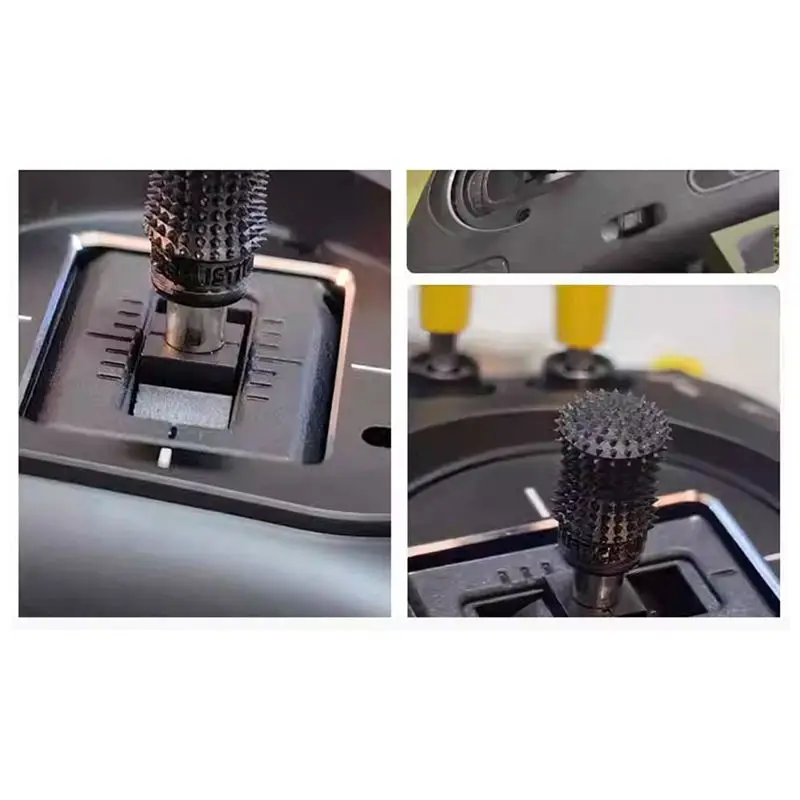 Y44A Gimbal Stick Rocker Joystick Lever Cap for Flysky EL/PL8 TBS Tango2 Pro, RC Racing Drone Spare Parts, Gray