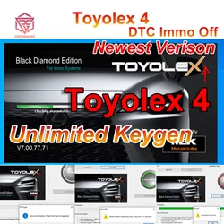 Toyolex4-herramienta de software para coche, dispositivo con Keygen ilimitado para Denso, Lexus, Mascheramento, DTC, desactivación, PK