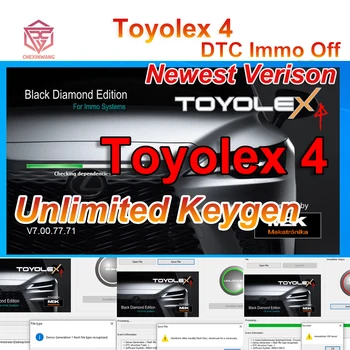 Toyolex4 Toyolex 4 DTC SoftwareTool PK Toyolex3 Toyolex 3 Disable With Unlimited Keygen For Denso For Lexus Mascheramento Car
