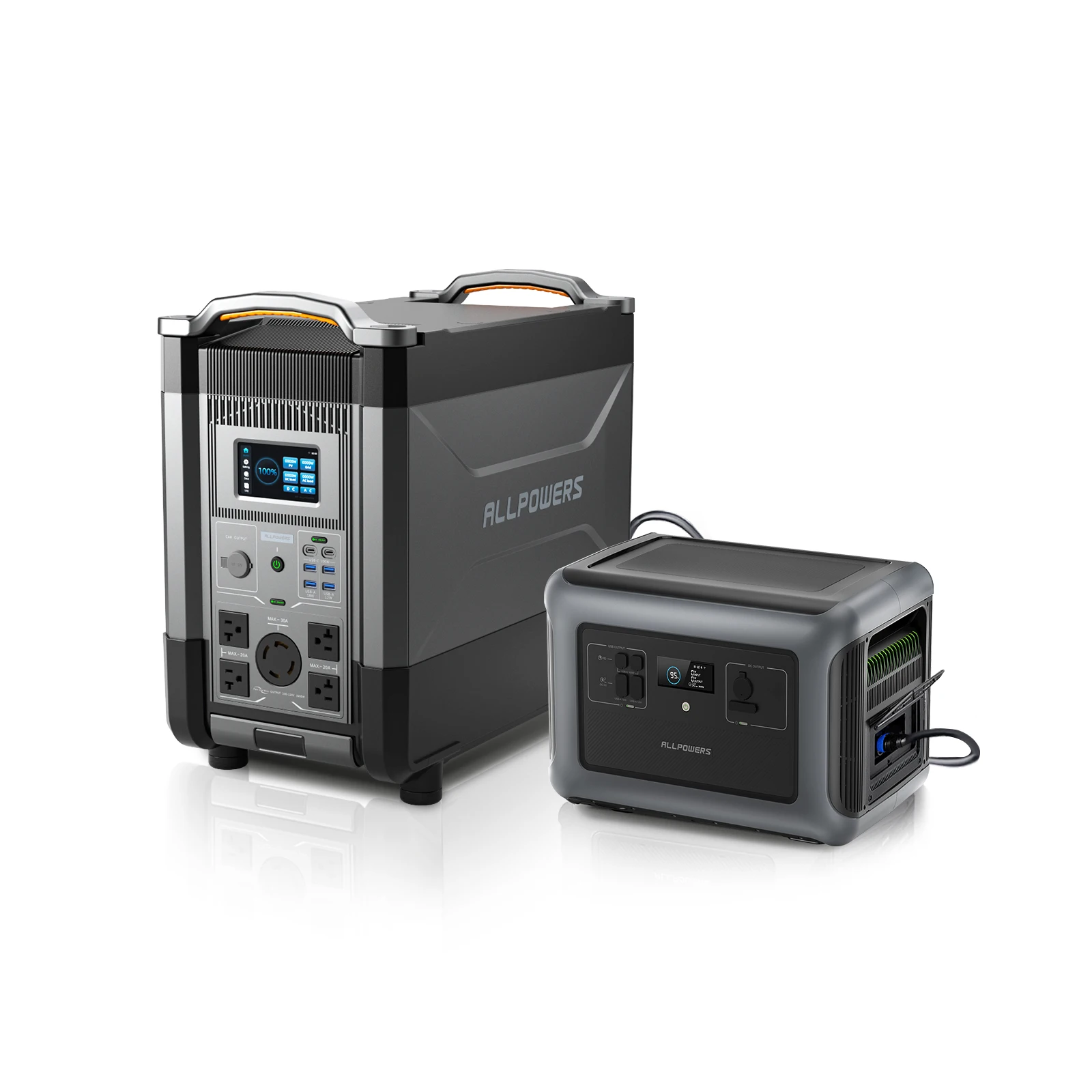 4000W Portable Power Station 5000W Peak LiFePO4 Smart Solar Generator