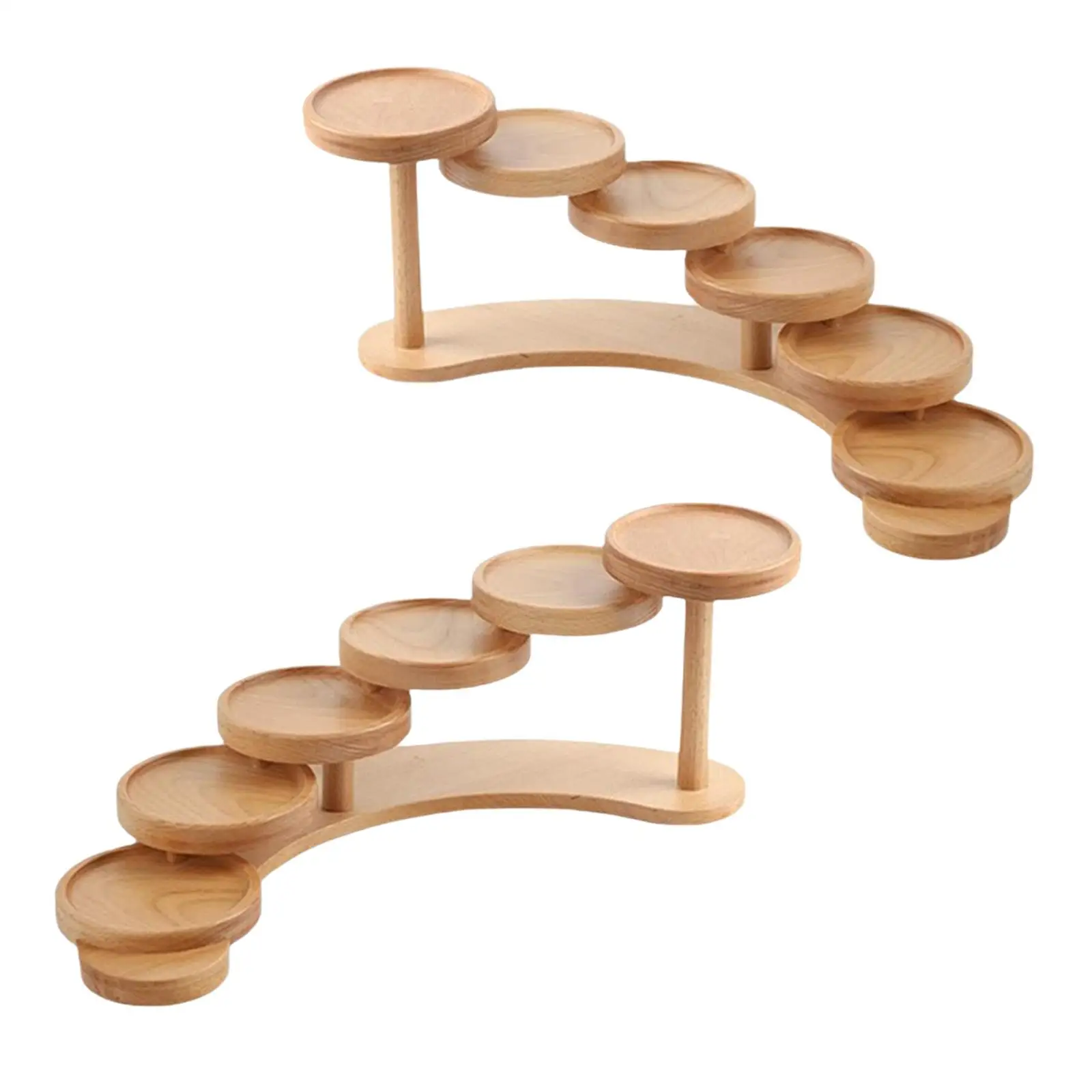 

Jewelry Organizer Makeup Organizer Hair Accessories Holder Multi Layer Wooden Jewelry Holder Jewelry Tray Case for Necklaces