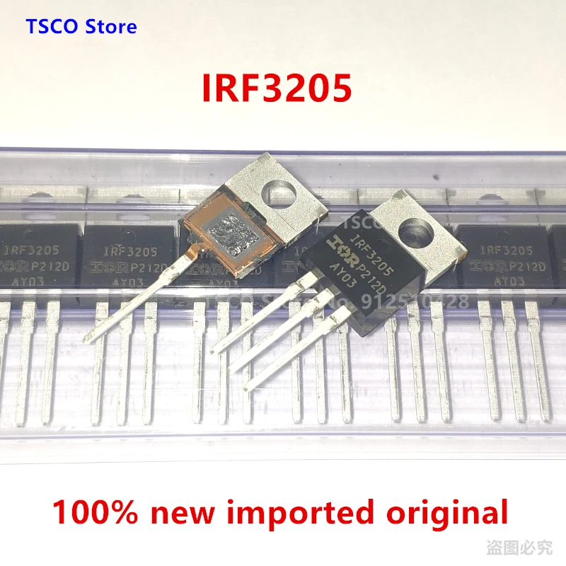 2022+ 10piece  IRF3205 IRF3205PBF  55V 110A 100%New Origiail