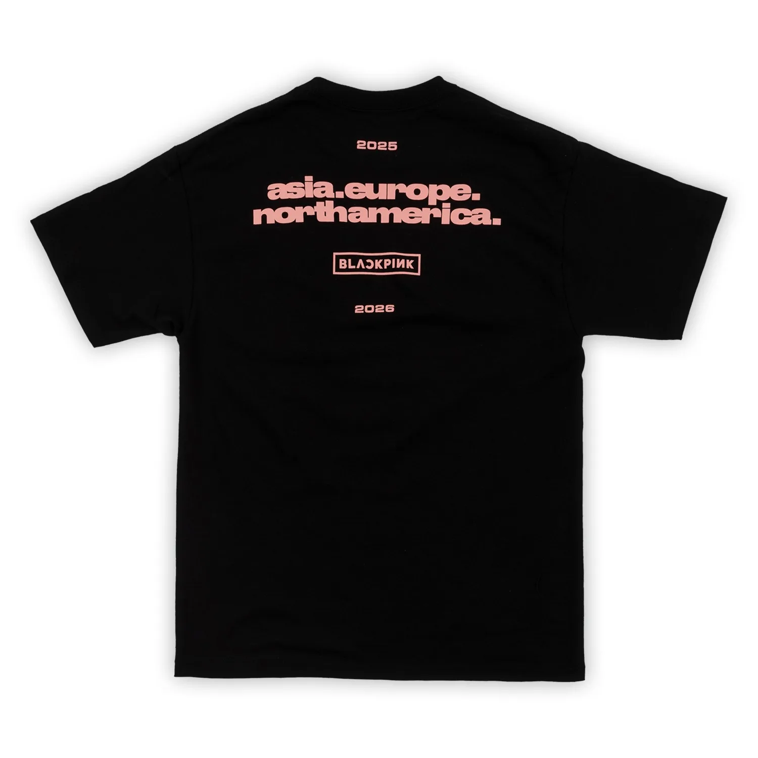 Men Women Kids BLACKPINK Cotton Print T‑Shirt Kpop Deadline World Tour Fan Merch Retro Text Graphic Short Sleeve Streetwear Tee