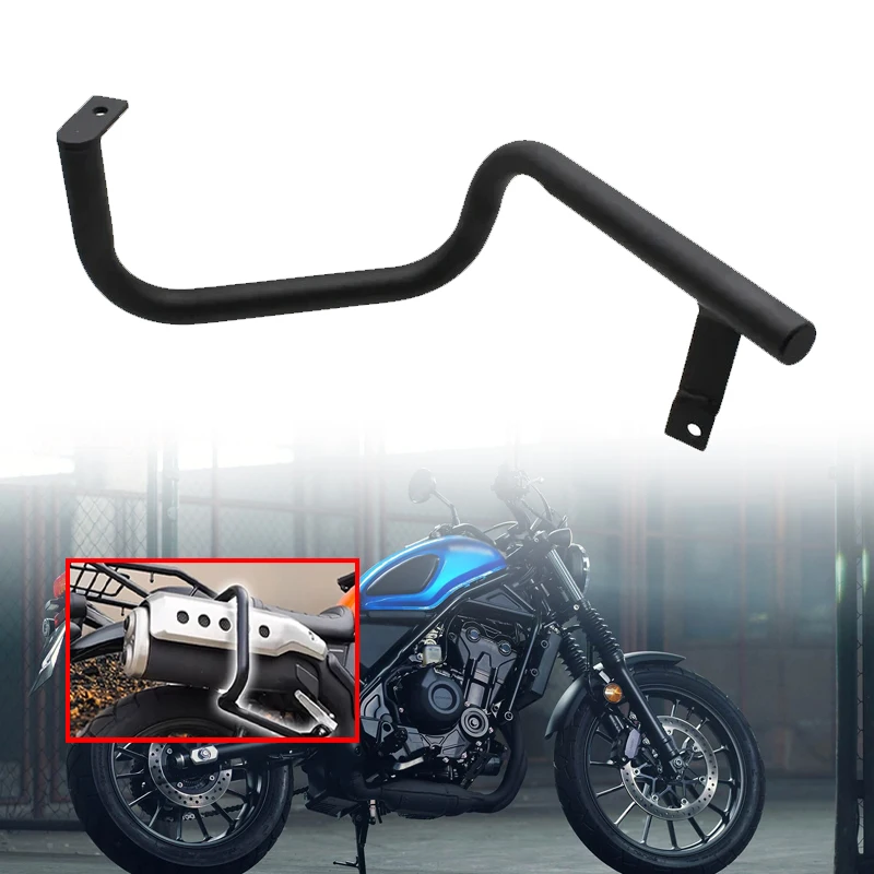 

Fit For Honda CL 300 500 2023 2024 Motorcycle Accessories Exhaust Protection Bar Exhaust Protection Cover Exhaust Protective Bar
