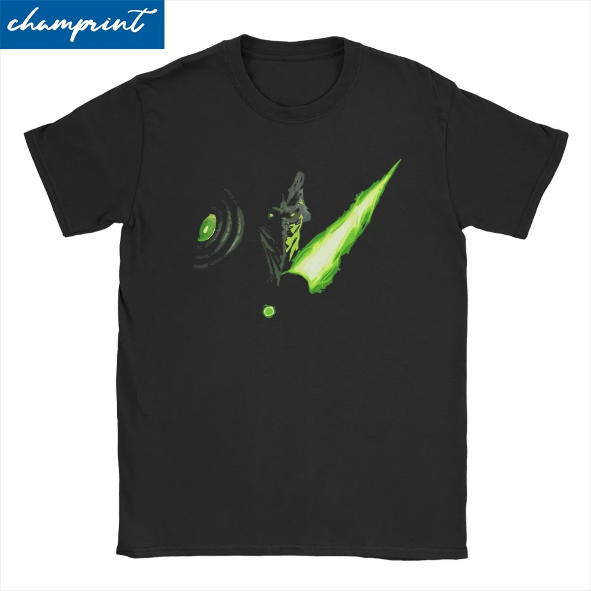 

Funny Green Blade Graphic Tee Men Women Round Neck Soft Cotton T-Shirt