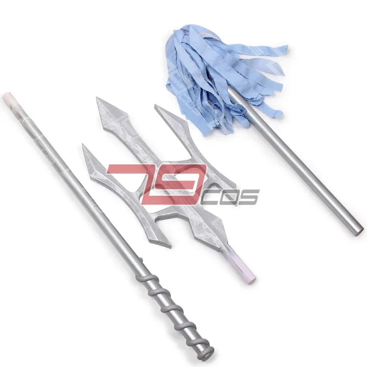 

Aaroniero Staff Trident Cosplay Props BLEACH Arruruerie Weapons Halloween Fancy Stage Performance Hand Made Comic Accessories