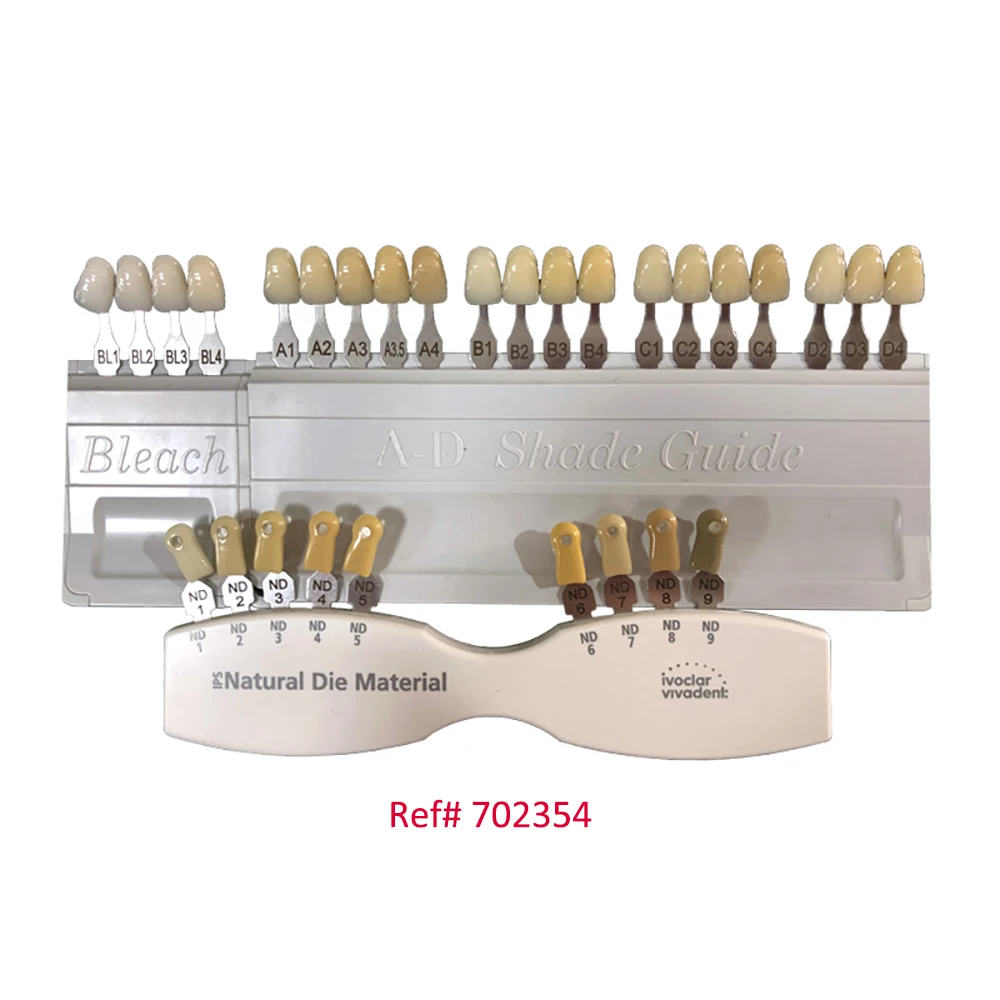Dental Master Resin Coloring Plate/Enamel Color (IPS Empress Direct) 604023AN Nano Ceramic Resin Color Shade Guide for Dentistry