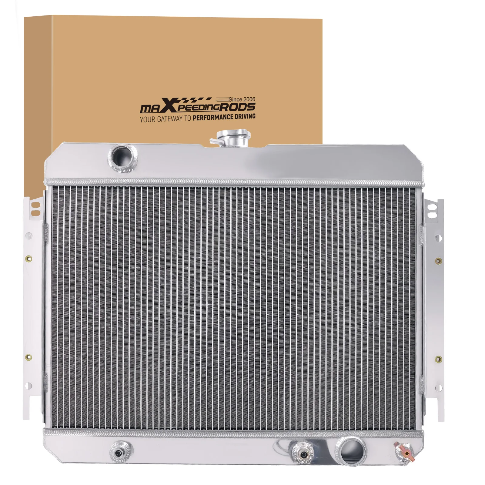 3 Row Coolant Radiator for Chevrolet Impala/Bel Air/Chevelle 1963-1968 CU289