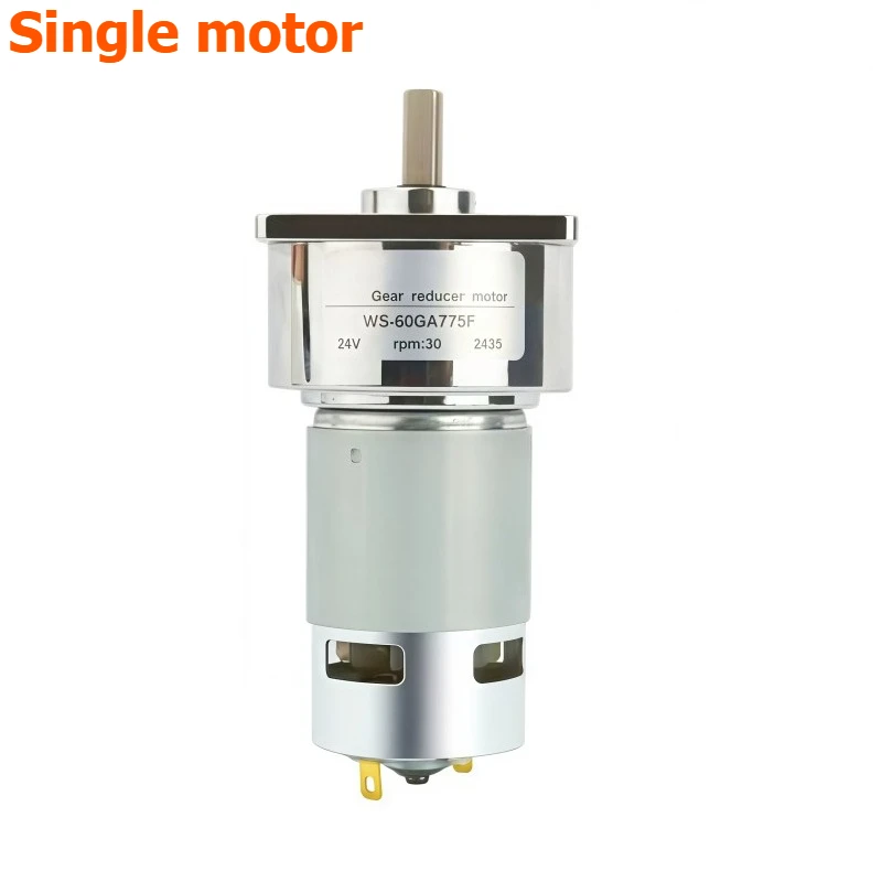 60GA775 DC Reduction Motor, Adjustable Speed, Large Torque, Reversible Switching Motor 12V/24V