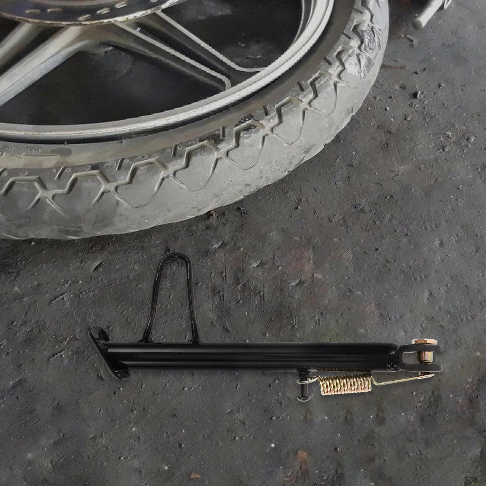 

1pcs Universal Motorcycle Kickstand Electric Scooter Side Stand Foot Support Durable Metal Bike Stand
