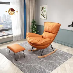 Wuli Home leniwa sofa do salonu styl skandynawski leniwy wypoczynek fotel bujany lekki luksusowy salon balkon pojedyncza sofa krzesło